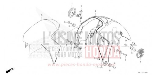 FRONT FENDER ADV750S de 2025